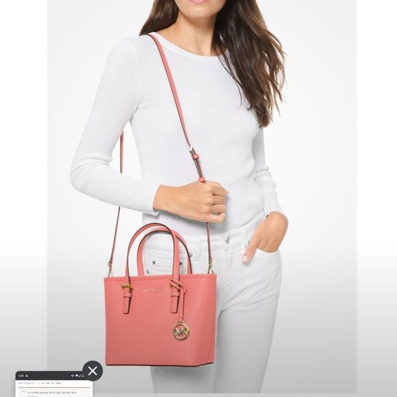 Michael Kors XS Jet Set Saffiano Travel Bag - Picture 5 of 7